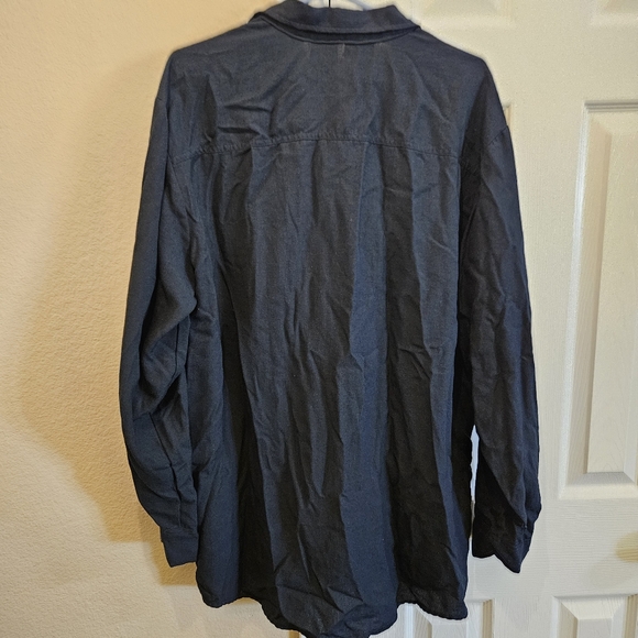 Steelguard FR Pro Flame Resistant Navy Long Sleeves Shirt - Size 1XLR - Picture 2 of 5